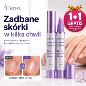SoftCare 3w1 - aplikator do pielęgnacji skórek i paznokci